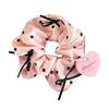 Elástico de Cabelo Refrescante de Verão com Laço de Renda para Meninas, Estilo Pastoral com um Senso de Sofisticação, Elástico de Cabelo Grande para Coque