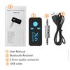 Receptor Bluetooth AUX Función TF Coche X6 Receptor Bluetooth Coche Bluetooth Manos Libres Teléfono Reproductor MP3