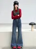 Novedad Otoño 2026 Pantalones Acampanados Casuales para Niñas Jeans de Grosor Medio para Uso Diario