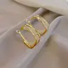Brinco quadrado geométrico pequeno estilo perfumado 2022 novo moda temperamento nicho design brincos brincos Feminino Luxo Leve