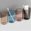 Cepillado de dientes Enjuague bucal Taza Cepillado de dientes Enjuague bucal Hogar Pareja Tazas de cepillado de dientes Lavabo Transparente de Alta Calidad Infantil Lujo Ligero