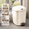 Cubo de basura de lujo listo para envío del fabricante con doble apertura manual y de pedal, sellado y a prueba de olores, adecuado para uso doméstico en la cocina