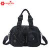 Angelkiss Bolsa de Mano Casual Retro Lavada Multifuncional Gran Capacidad Nicho Hombro Único Cruzada