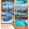 Red de Voleibol para Piscina Ampliable 15 pies-28 pies Ajustable Mejorada Resistente a Todo Clima Impermeable Borde Súper Grueso