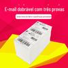 Papel térmico empilhado de três provas, adesivo forte 100*100*2000E, etiqueta de tesouro postal, papel para impressão de código de barras