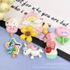 Azúcar Perlado Cabeza de Gatito Cubo de Azúcar Tela Brillante Macarrón Pasador de Pelo Tocado Resina Dibujos Animados Accesorios Decorativos