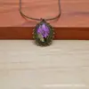 Venta Caliente Transfronteriza Encaje Aleación Soporte de Hierro Encaje Estrellado Flor Árbol de la Vida Collar Cadena para Suéter Joyería para Mejor Amiga Estudiante