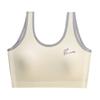 Ropa interior de algodón puro para niña, chaleco deportivo de una pieza para el período de desarrollo, estudiantes de secundaria y preparatoria, algodón fino, sujetador inalámbrico