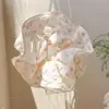 Scrunchie de Malha Floral Fresco e Simples para Mulheres, Elástico de Cabelo de Alta Elasticidade, Corda de Cabelo Durável, Suave com o Cabelo, Doce Acessório de Cabelo