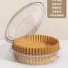 Forros Universais Absorventes de Óleo em Papel para Air Fryer, Tigelas de Folha de Alumínio, Tapetes Absorventes de Óleo para Forno de Assar, Tigelas Domésticas Separadoras de Óleo de Alimentos, Resistente a Altas Temperaturas
