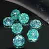Pedras soltas de zircônia colorida com banho galvânico, corte milênio rosa octogonal de 8mm para brincos DIY e nail art, mesmo estilo visto no Xiaohongshu e Douyin
