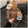 Bolso coreano de estilo fresco dopamina Otoño 2025 Moda Bolso cruzado simple con patrón de lichi para mujer
