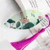 Estilo antiguo Estilo chino marcapáginas de hoja hermoso Clásico Estudiantes de secundaria y primaria dan pequeños regalos para compañeros de clase, maestros y amigos