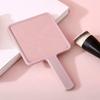 Espejo de Maquillaje Mini Cuadrado para Dormitorio de Chicas, Espejo de Tocador de Escritorio, Portátil con Asa Conveniente, Espejo Pequeño para Usar en Movimiento