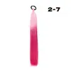 Peluca de Nuevo Estilo para Mujer, Cola de Caballo Larga Trenza Grande de Fibra Sintética de Colores, Trenza Grande de Color Dorado Láser de un Solo Hilo, Accesorio para el Cabello de Chica Popular