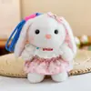 [Auténtico] Lindo y Adorable Colgante de Conejito Peluche Muñeco Conejo Encanto para Bolsa Llavero