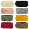 Acessório de Cabelo de Lã Acrílica Estilo Coreano com Laço e Forro de Fleece Transfronteiriço, Faixa de Cabeça Cruzada de Lã com Forro de Fleece Estilo Europeu e Americano, Protetor de Orelha para Lavar o Rosto