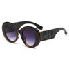 Fotografía callejera europea y americana con gafas de sol a color, gafas de sol transfronterizas de moda, gafas de carey retro