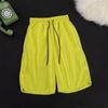 Verão Novo Shorts Masculinos Estilo Americano Marca da Moda Design Fino Nicho Solto Tamanho Grande Esportivo Casual Calças Cinco Pontos