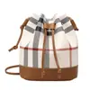 2026 Bolso Cubo Popular de Cuadros de Venta Caliente con Estampado Color-Blocking para Mujer, Bolso de Hombro Único y Versátil, Bolso Cruzado para Teléfono Móvil, Moderno
