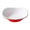 Vajilla de restaurante de comida rápida, juego de cuencos pequeños para platos, cuenco de melamina comercial estilo chino para arroz al vapor de autoservicio para comedores de fábrica, plato de comida rápida