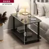 Mesita de noche Ultraestrecha Simple para Dormitorio Mesita de Noche Pequeña Mini Estante de Almacenamiento para Espacios Estrechos Mesa Lateral Móvil Ultraestrecha para Sofá