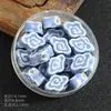 Cuentas Cerámicas de Nube Colorida Accesorios para Joyería DIY Kit de Materiales de Cuentas de Nube Propicia Accesorios Bordados a Mano para Pulseras Ropa