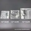 Bolsa de Armazenamento de Joias de PVC Transparente Espessado Bolsa Selada para Acessórios de Joias Saco Plástico Anti-Oxidação Saco de Plástico Macio