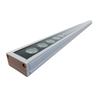 Lâmpada de linha conduzida ao ar livre construção do corpo construção esboço iluminação engenharia impermeável lâmpada tira Golden 18w24w lâmpada de lavagem de parede