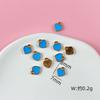 Colgante de adorno de estrella de amor accesorios de aleación gota de aceite cuerda para el cabello pulsera aretes collar colgante decoración de bolsa
