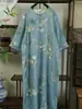 Verão 2026 Novo Estilo Novo Estilo Chinês Linho Flor Begônia Camada Única Gola Redonda Gola Diagonal Botão Manual Elegante Cheongsam