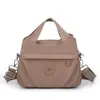 2026 Nova Bolsa de Mão de Tecido de Nylon Leve com Camadas Múltiplas Bolsa Feminina Versátil de Grande Capacidade Bolsa de Ombro Transversal Bolsa para o Dia a Dia