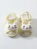 Zapatos de Bebé con Encaje Sandalias de Verano 0-3-6-9 Meses Recién Nacido Zapatos para Antes de Caminar Zapatos de Tela para Bebé Lindos Antideslizantes Transpirables