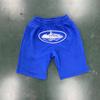 Shorts de Punto Estampados Hip-Hop Streetwear Americano Corteiz para Hombre Marca de Tendencia Verano Holgados High Street Pantalones de Cinco Puntos