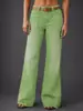 Nuevos Jeans Largos de Mezclilla de Pierna Ancha para Mujer, de Alta Calidad, Pantalones Casuales a la Moda, Adecuados para Todas las Estaciones, Cómodos de Usar