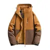 Ropa de Algodón para Exteriores Estilo Pareja Invierno Nueva Ropa de Algodón Hombres Chaqueta Holgada Hombres Tendencia Guapo Hombres XL-8XL
