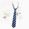 Accesorios para Camisa de Golpe Libre de Personas Estilo Japonés Corbata Azul Estilo Académico jk Patrón Perezoso Vestido Académico Lazo de Corbata Mano de Mujer dk