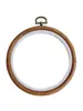 Bordado Punto de Cruz Plástico Blando Ovalado Cuadrado Imitación Madera Bastidor de Bordado Grano de Madera Bastidor Decorativo de Bordado Bastidor de Bordado Bastidor de Bordado