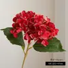 Pintura al Óleo de Alta Calidad Hortensia Flores Artificiales de Pie Flores de Seda Decoración para Dormitorio Hogar Accesorios para Fotografía Suministros para Bodas Flores Artificiales