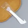 Cepillo de Silicona de Doble Extremo para Mascarillas Faciales, Raspador Limpiador Facial, Aplicador de Mascarillas de Barro, Raspador Multifuncional para el Cuidado de la Piel