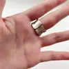 Anillo de Loto Vintage Resistente de Plata de Ley S925 para Mujer, Diseño Abierto, Diseño de Nicho, Sensación de Alta Gama, Lujo Ligero, Nuevo Producto Único