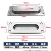 Hebilla de Acero Inoxidable para Puerta Corredera con Manija Oculta Tirador Empotrado para Puerta de Gabinete Tirador Invisible para Muebles de Gabinete Manija Empotrada