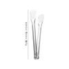 Pinza para alimentos de acero inoxidable pinza para buffet de restaurante pinza para barbacoa engrosada anti-quemaduras material 304 pinza para alimentos de comedor escolar al por mayor