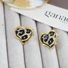 Brincos Geométricos Irregulares com Estampa de Leopardo Dourados para Mulheres 2025 Novos Brincos de Alta Qualidade Acessórios de Orelha Únicos e Bonitos para Outono e Inverno