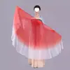 Nuevos Productos Vuelan a Primavera Cartílago Ventilador de Escenario Accesorios de Actuación Color Degradado Apertura Clásica Gasa Costilla de Pescado Ventilador Actuación