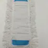 Paño Plano para Mopa de 65cm x 50cm Cabezal de Mopa de Repuesto Cubierta de Tela de Hilo de Algodón para Empujar el Polvo Cabezal de Mopa de Uso Dual Seco y Húmedo para el Hogar