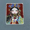 Pintura Thangka de cinabrio hecha a mano Zakilam Vida pasada y presente Buda Lienzo Thangka Lienzo para Core