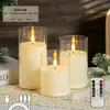 Vela LED Recargable 220V con Oscilación Digital, Luz Ambiental Romántica Cálida Creativa para Boda, Bar, Fiesta