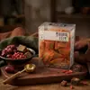 Té de Jengibre y Azúcar Moreno en Paquetes Pequeños Individuales, Azúcar Moreno Artesanal Tradicional, Jengibre, Gelatina de Piel de Burro, Agripalma, Azúcar Moreno para Período Menstrual para Mujeres
