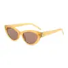 Nuevas Gafas de Sol Delgadas de Alta Gama Estilo Rosa Mismo 2025 para Mujer Anti-UV Retro Personalizadas Gafas de Sol Ojo de Gato